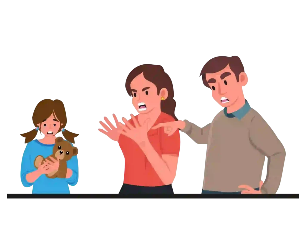 Poor communication between parents and child