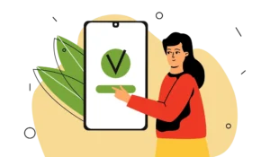 person choosing therapist for booking session